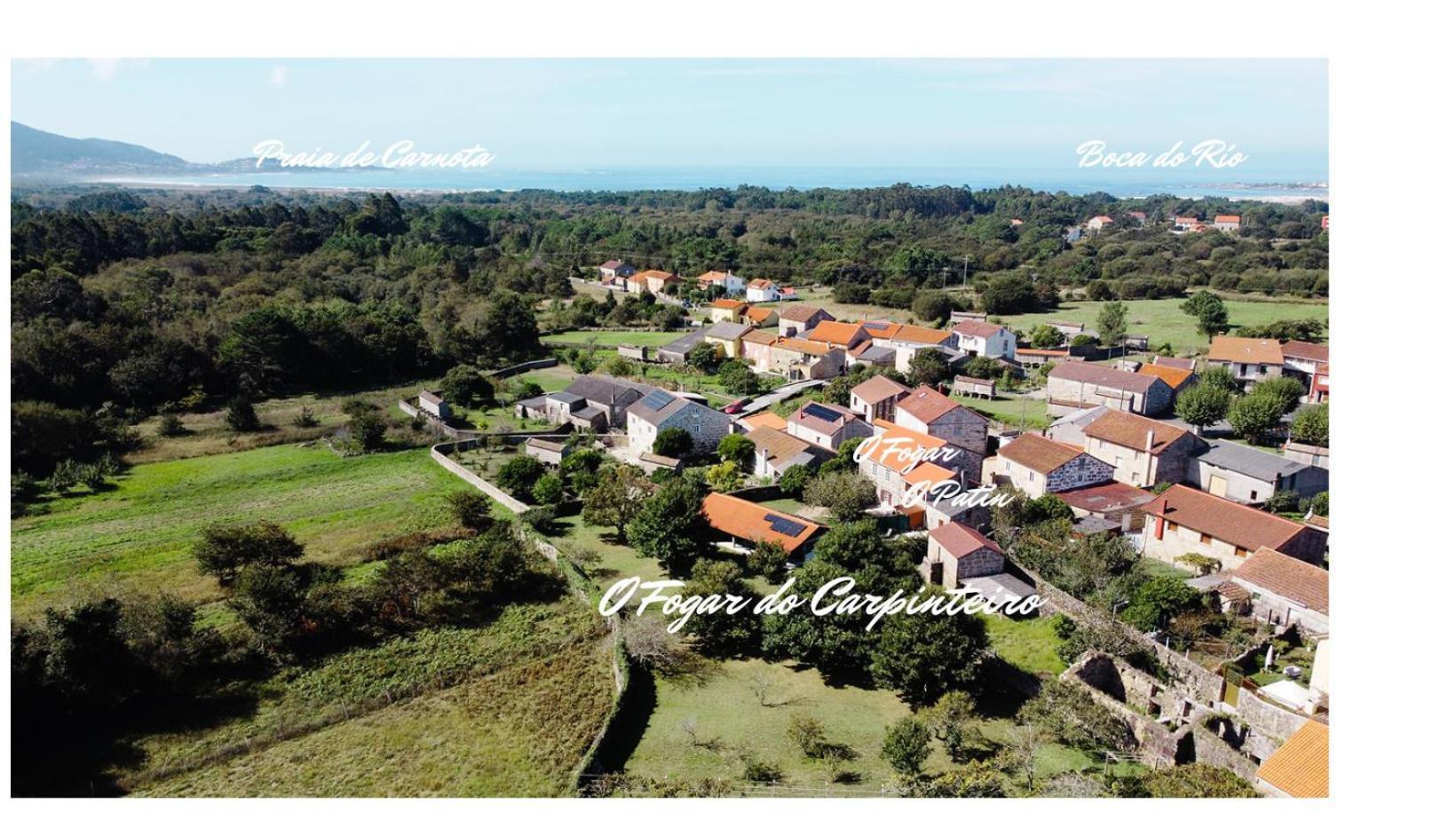 O Fogar Do Carpinteiro Villa Carnota Exterior photo